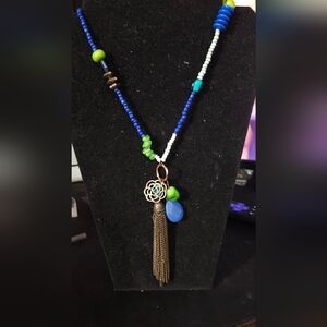 Erica Lyons Signed Beaded Necklace